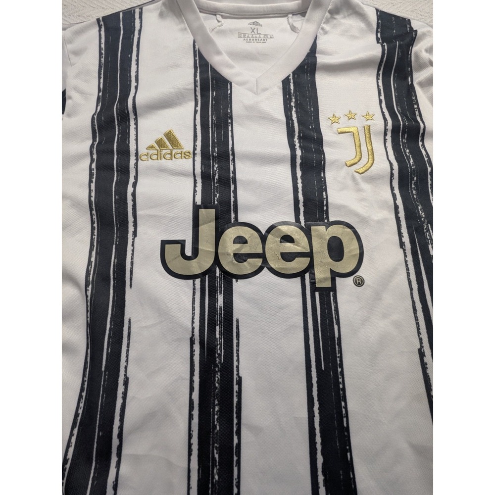 Adidas Juventus Ronaldo #7 Jersey XL 2020/21 Home FJ5295 Soccer Shirt - Picture 5 of 16
